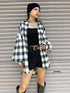 BIGシルエットチェックシャツ